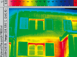 Thermographie, Thermographieaufnahmen, Dämmung, Dämmen