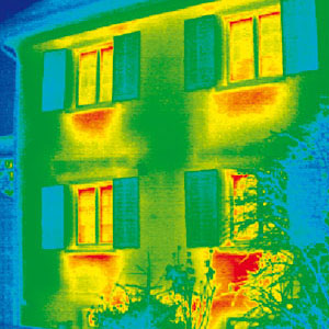 Thermographieaufnahmen, Thermographie, Gebäudehülle